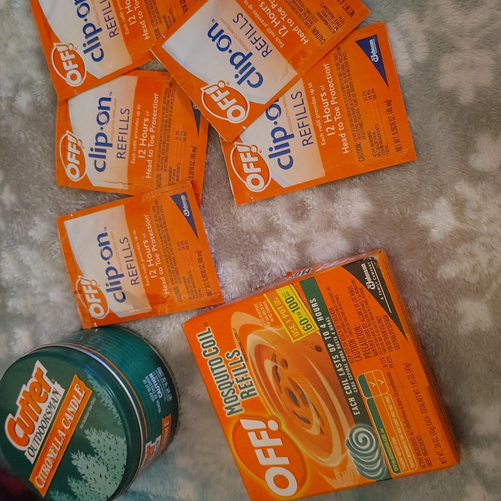 Cutter & Buck Citronella Candle and OFF! Mosquito Coil Refills